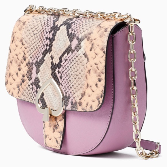 ♠️ Kate Spade ♠️ Robyn Exotic Saddle Bag - Picture 2 of 16
